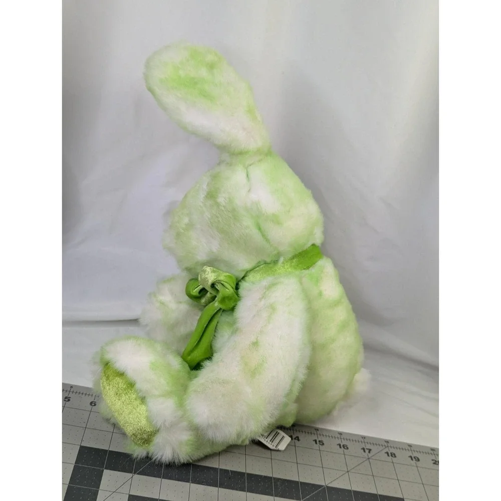 Walmart Lime Green Rabbit Plush Bunny 21 Inch Long Stuffed Animal Toy